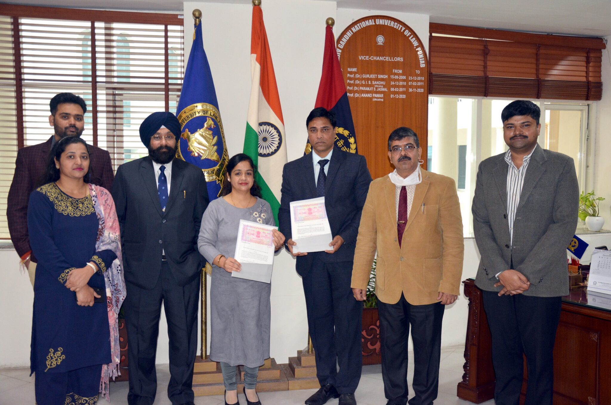 MoU signed between Institutes of company secretaries of India and RGNUL