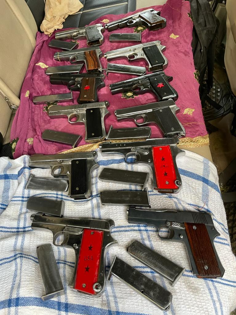 Punjab police seizes cache of arms meant for gangsters; two arrested-DGP