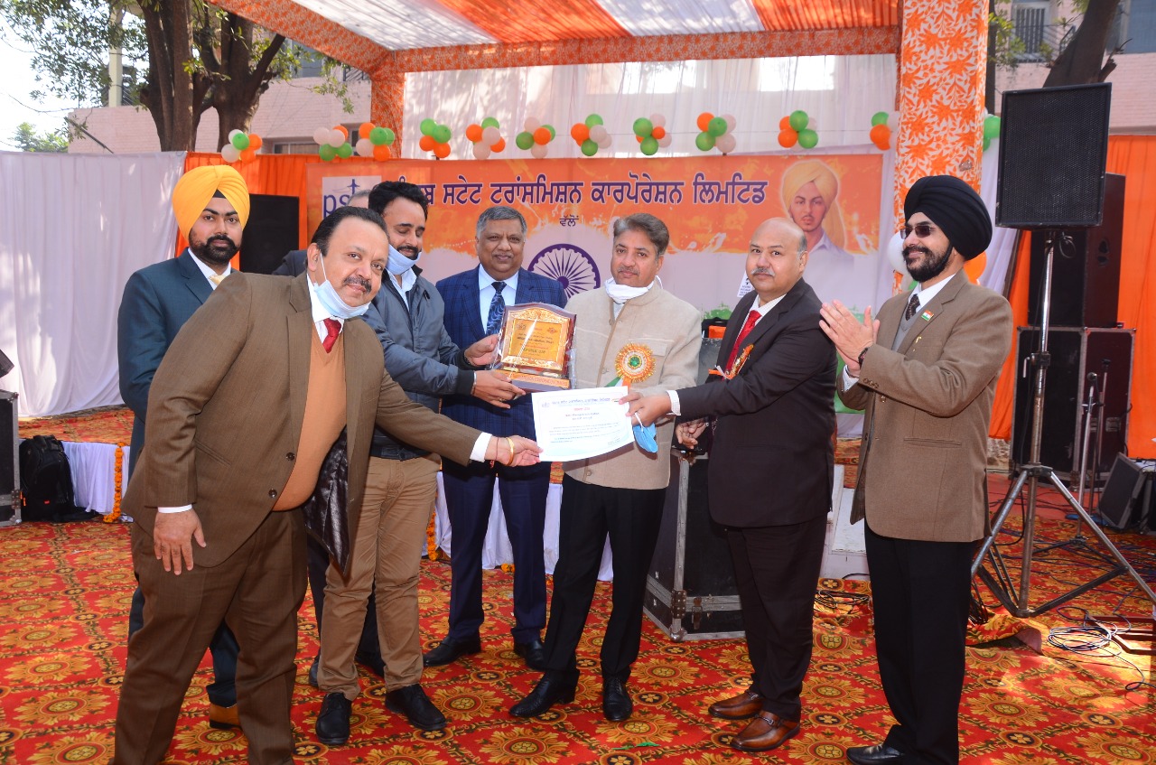 PSTCL celebrated 72th Republic Day with great enthusiasm