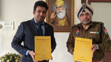 ADGP AS Rai releases Munish Jindal’s “The Punjab Review” book on current affairs