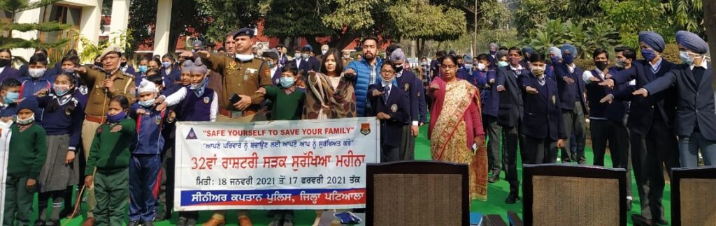 Police DAV public school Patiala students sensitised about traffic rules