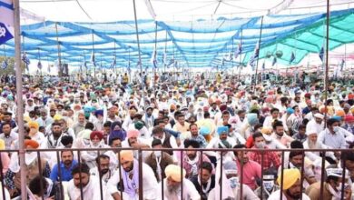 Unprecedented gathering of people at AAP's Kisan Maha Sammelan in Bagha Purana (Moga)