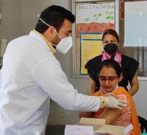 Guru Nanak Foundation School organised Covid Vaccination Camp 