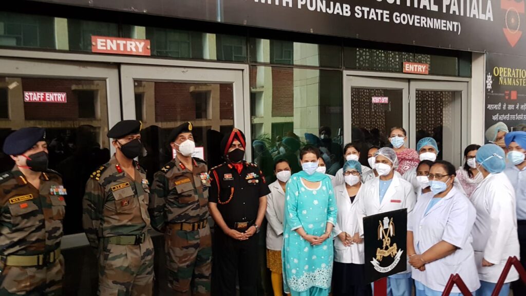 Rajindra hospital got shot in the arm; Western Command launched 100 bedded Covid Care facility 