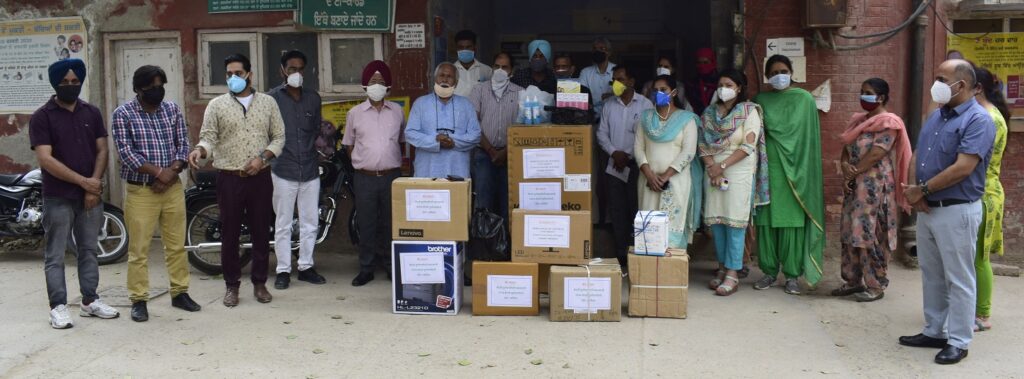 Helping the less privileged-CUP employees donated essential medical supplies to hospitals