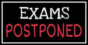 Postponement of all offline examinations scheduled in the month of May, 2021-Photo courtesy-Internet