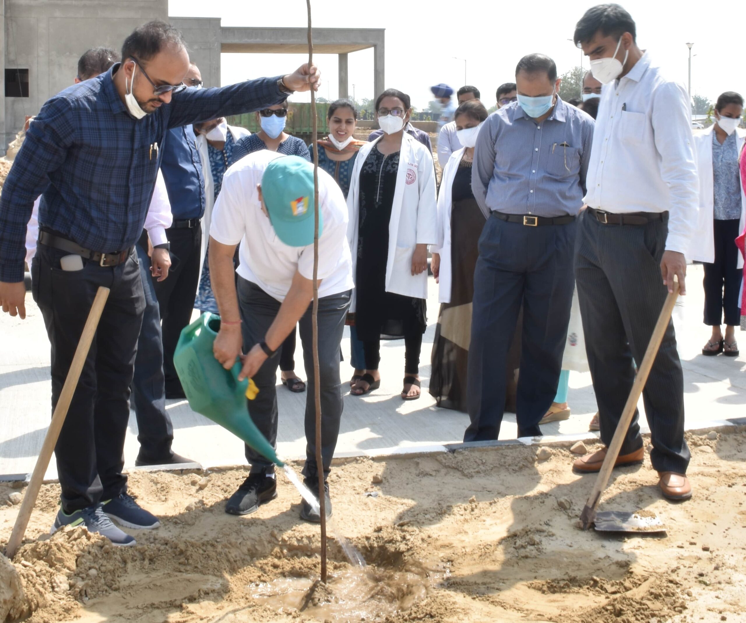 AIIMS Bathinda started plantation drive; campus to be pollution free-Director