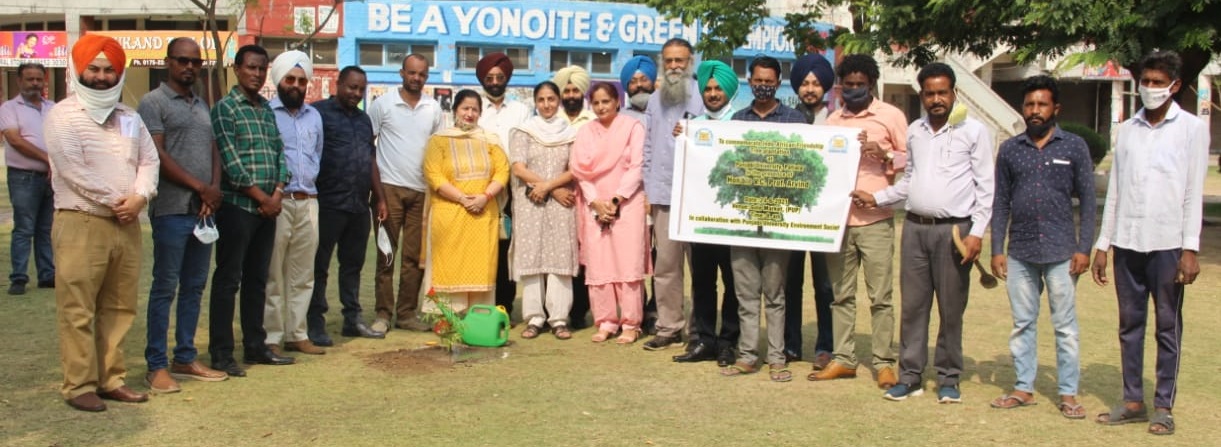 Indo-African Student chapter organized plantation drive in Punjabi University, Patiala