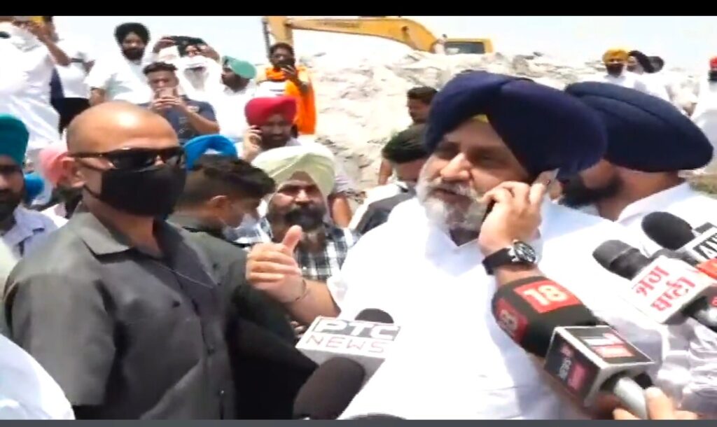 Media savvy Sukhbir Badal visited legal mining site of Beas River; no illegal site in Amritsar -Mining department 