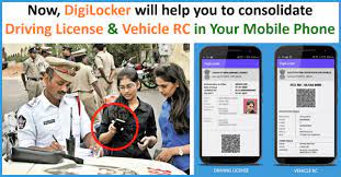Digital Driving License /RC of vehicle ,other documents in digital format are valid: STC-Photo courtesy-Internet
