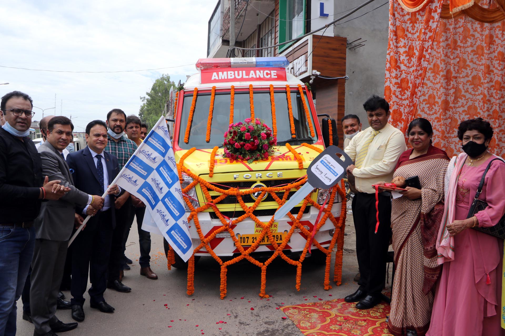 Ambulance donated to New Lifeline Hospital, Zirakpur under CSR