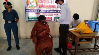 Vaccination Camp for students at Govt Mohindra College