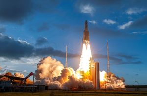World’s first fully flexible satellite lifts-off