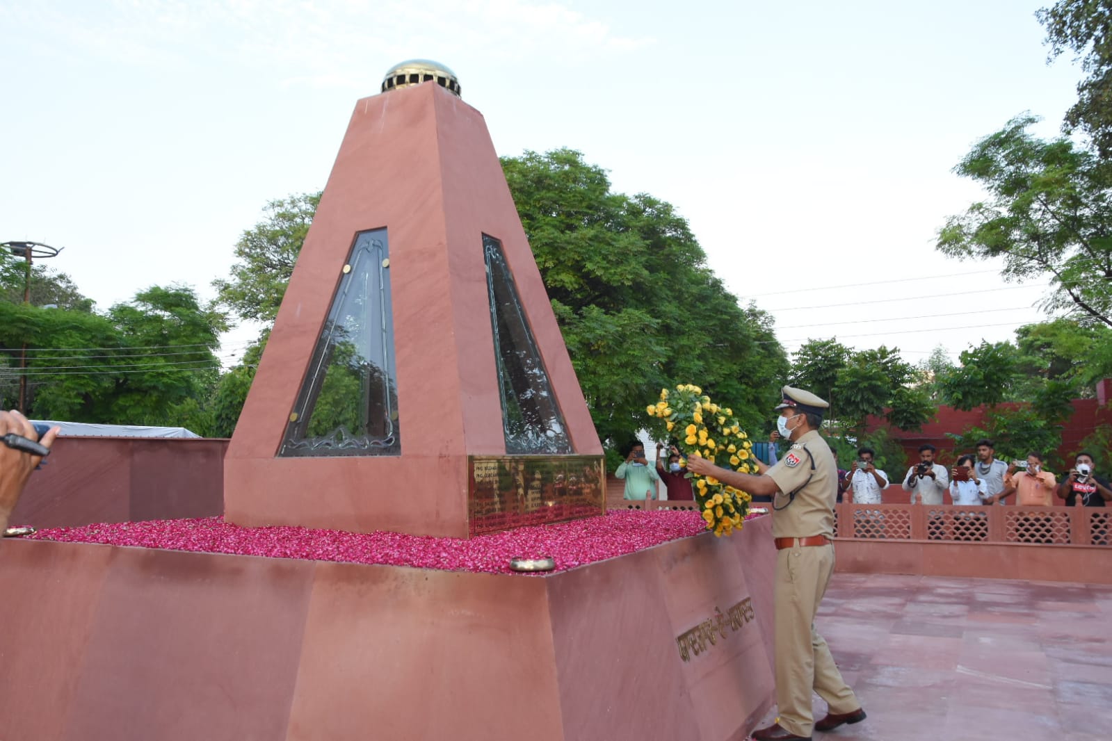 Martyrs’ Memorial in Barnala; DGP Punjab honours families of Martyrs’