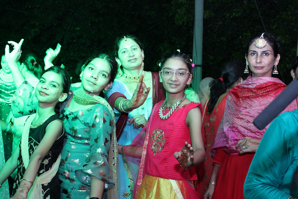 Model Town BDA Enclave Phase 4-5 Cultural Club celebrated Teej with zeal and enthusiasm