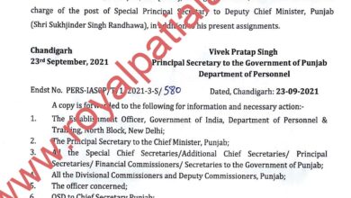 IAS officer appointed as special principal secretary to deputy chief minister