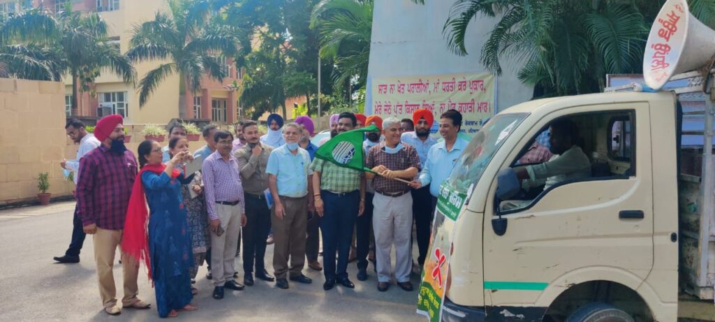 Stubble burning -PPCB launches awareness drive; flagged off publicity van 