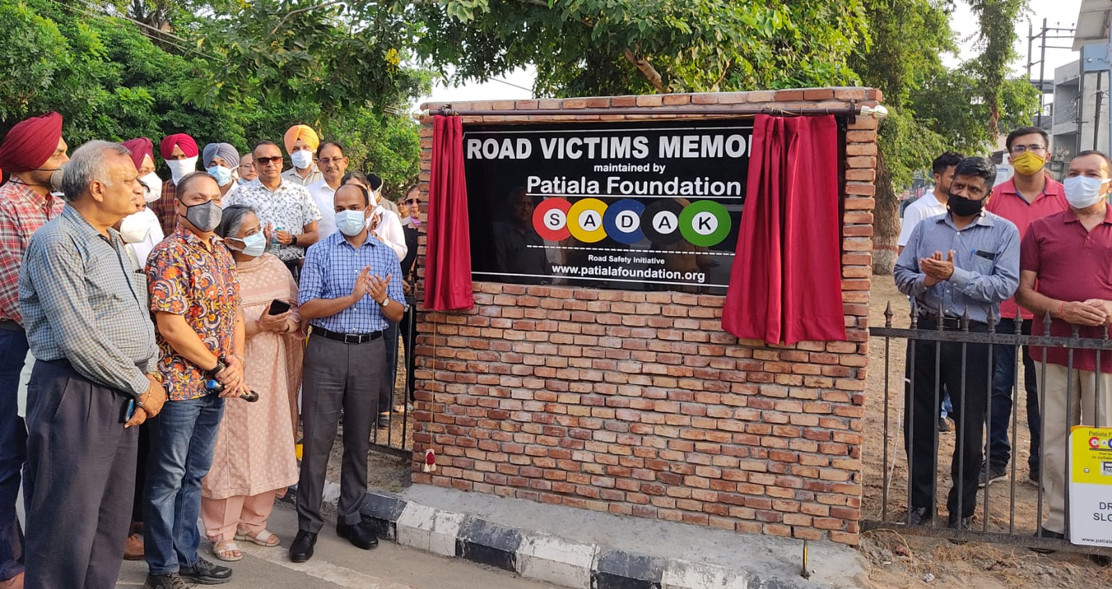 DC inaugurates Punjab’s first ‘Road Victims Memorial’ at Patiala