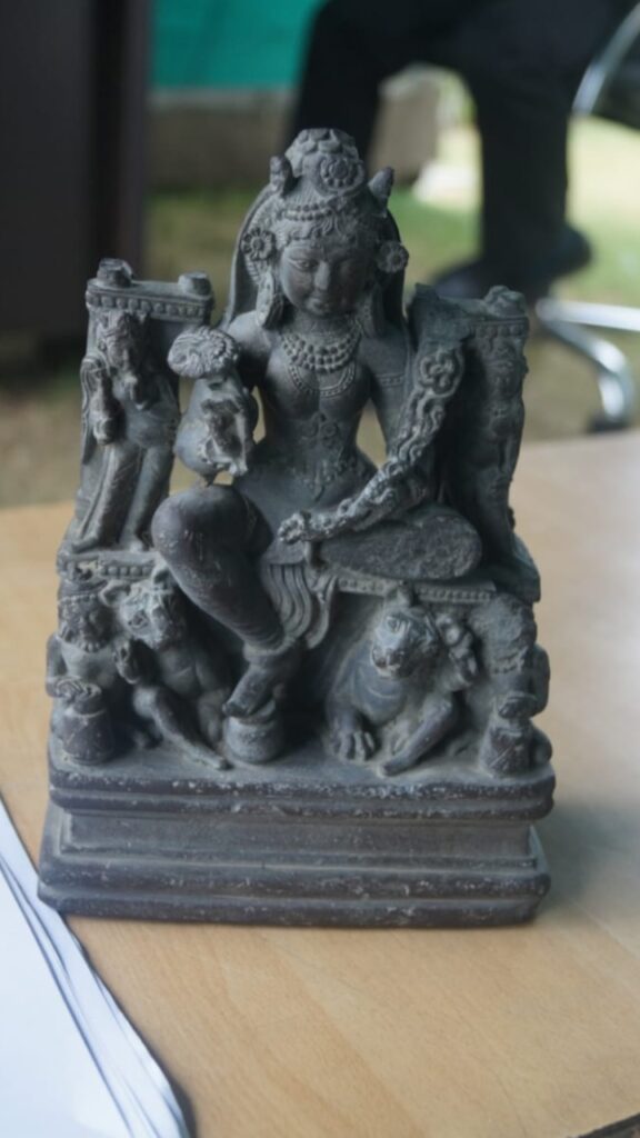 Rare sculpture of Goddess Durga recovered in J&K
