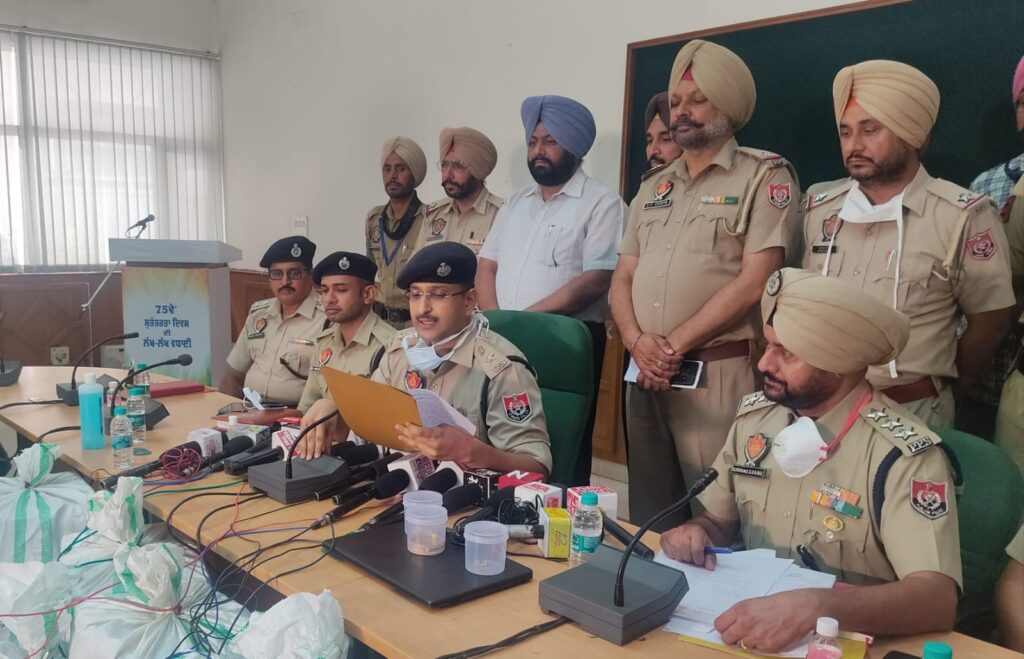 Patiala Police breaks the supply chain of drugs; big cache of habit forming drugs recovered