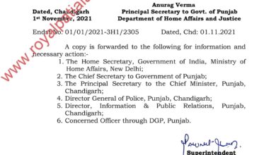 Punjab police transfers-range IG transferred in Punjab