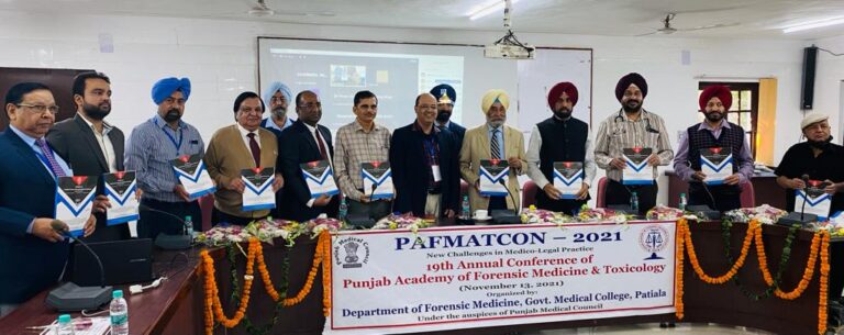 Punjab Academy of Forensic Medicine & Toxicology organized its annual conference