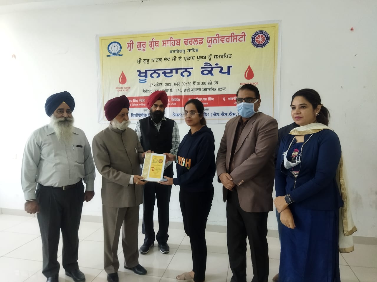 World University organises Medical, Blood Donation Camps dedicated to Sri Guru Nanak Dev ji