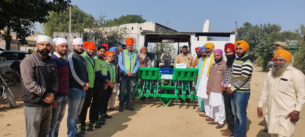 TSPL supports Punjab’s farmers with advanced machinery (Multi Crop Bed Planter)
