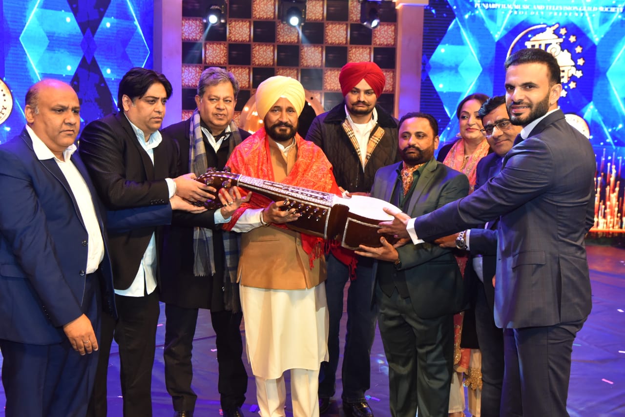 CM Channi honours Punjabi Singers, Actors and Musicians with Shan-E-Punjab lifetime Awards