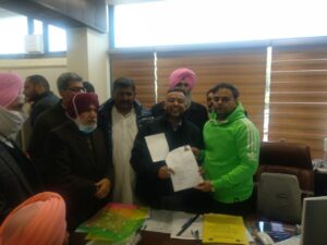 Congress ticket aspirant submitted application for Patiala (urban) 