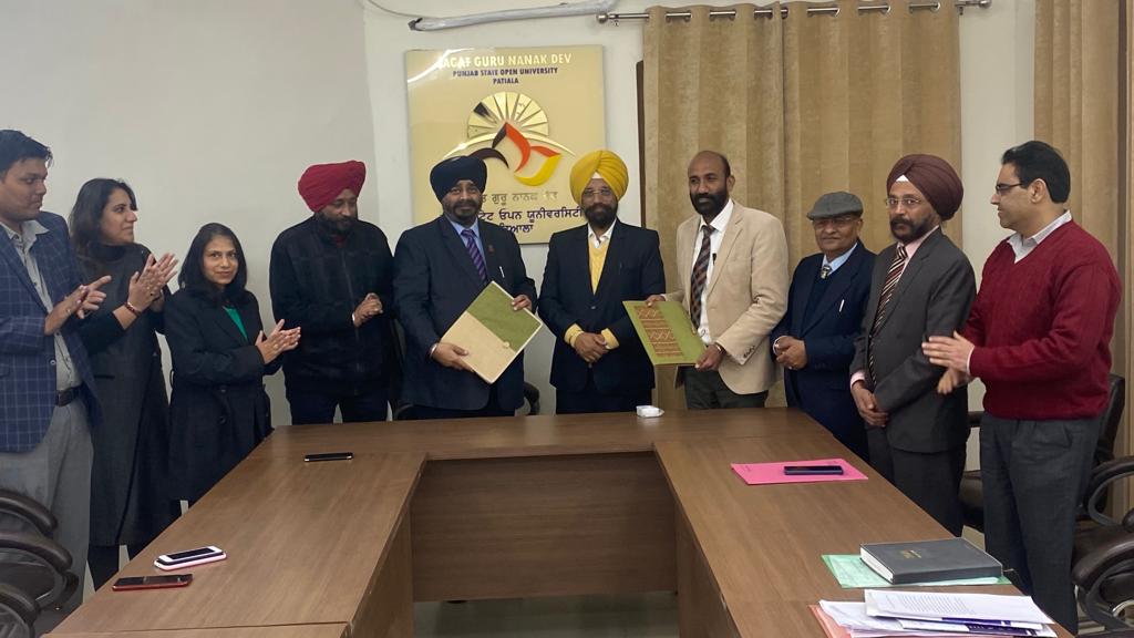 Jagat Guru Nanak Dev Punjab State Open University signs MoU with ICAI- CMA