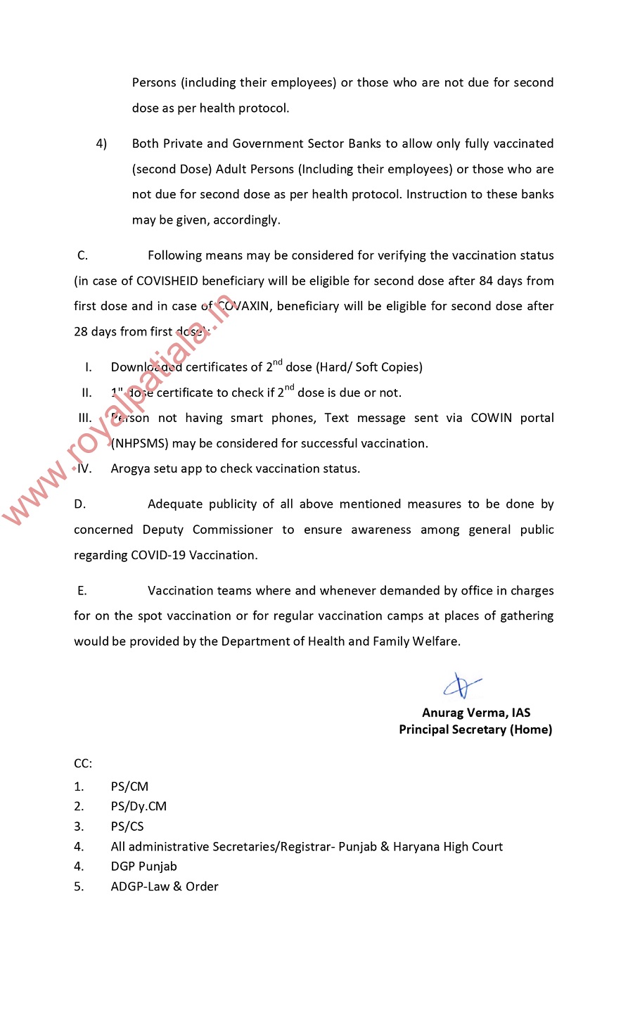 New COVID instructions issued by Punjab government