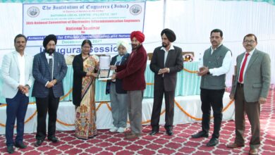 Prof Savina Bansal of MRSPTU Bathinda conferred with National Eminent Engineer Award