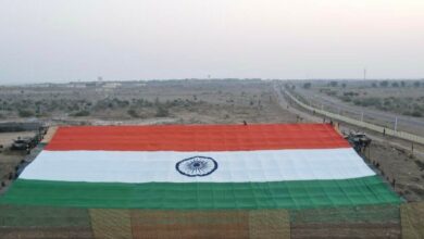 Indian Army unveils Monumental National Flag at Jaisalmer