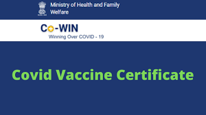 Govt issues order on Covid Vaccination Certificates in poll bound states-Photo courtesy-Internet