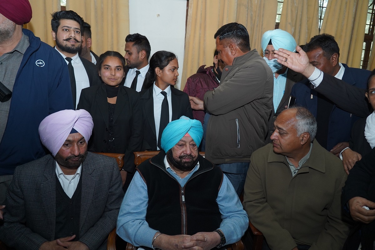 Capt on campaign mode; got support from lawyer’s; asserted Punjab needs NDA govt support