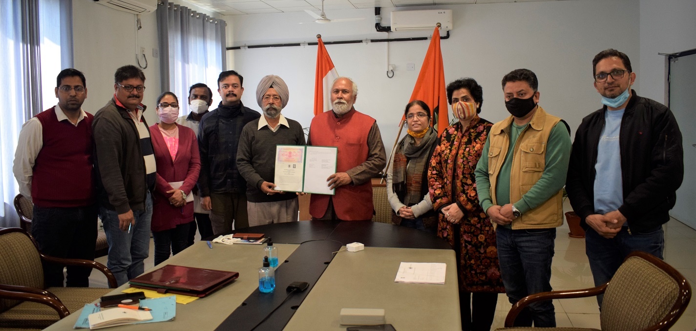 To promote academic partnership for combating desertification CUP Bathinda MoU with FRI Dehradun