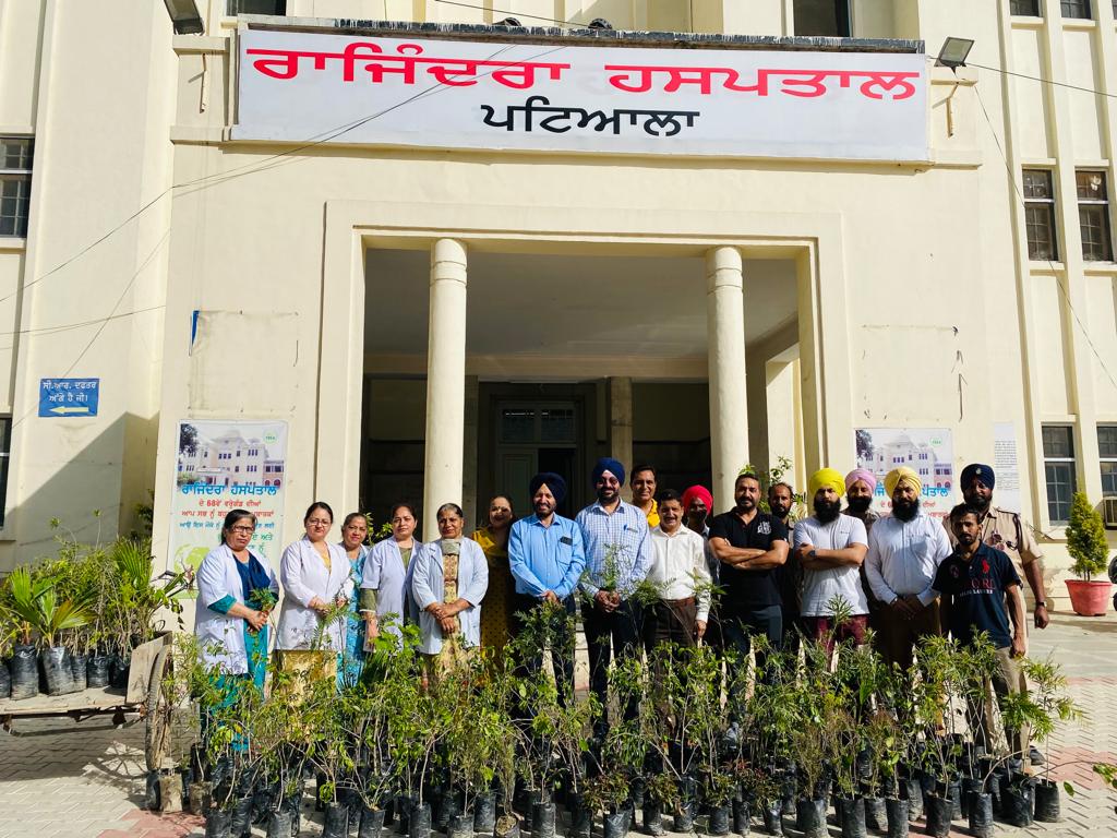 Tree Plantation in Rajindra Hospital on Shaheedi Diwas