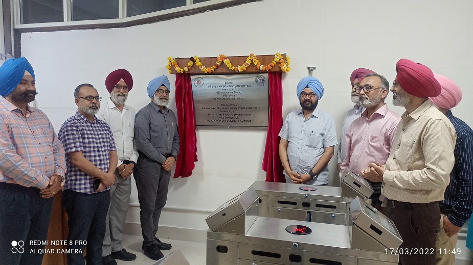 An Automated and digitalized library inaugurated at GNDU