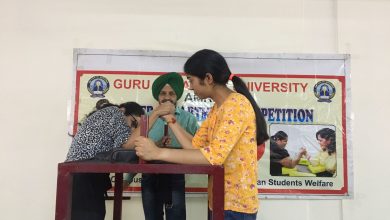 Guru Nanak Dev University organized Inter - Department ARM WRESTLING competition
