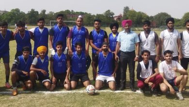 The Inter - Department Football (Boys/Girls) competitions started at Guru Nanak Dev University