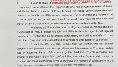 Punjab CM wrote strongly worded letter to Commissioners, SSPs on law and order