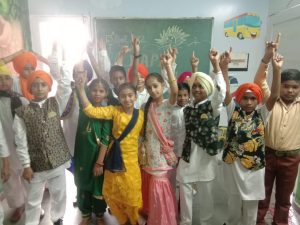Police DAV Public School Patiala celebrated Baishakhi in full fervour
