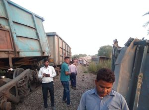 Empty coal rake derails near Rupnagar