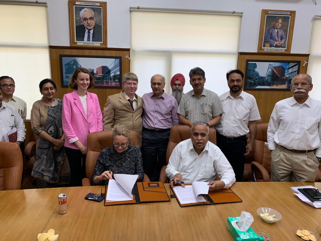 Celebrating India-Israel diplomatic relationship TIET signs MoU with Tel Aviv University, Israel