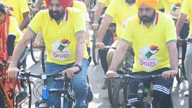 CM leads cyclists to generate awareness against drugs; flags off bicycle rally at Sangrur