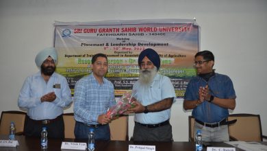 SGGS World University Organises Workshop on “Placement and Leadership Development”