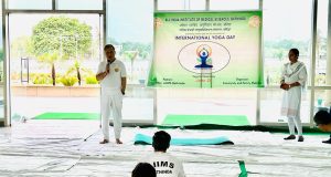 AIIMS Bathinda observes Yoga Day