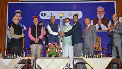 Chief Minister receives torch relay of Chess Olympiad