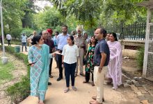 DC Patiala visits Baradari Garden in response to a letter written by 7th class girl student